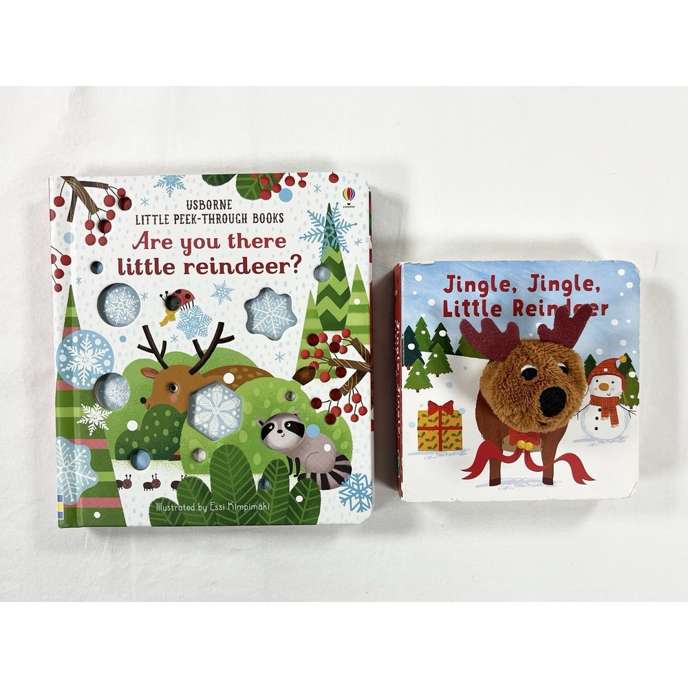Usborne Are You There Little Reindeer? Peek Through‎ & Finger Puppet Board Books